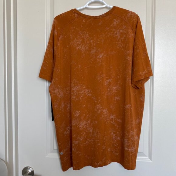 Lululemon Men’s XXL Metal Vent Tech Short Sleeve T-Shirt 2.0 Burnt Orange NWT - Picture 6 of 8